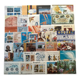 Selos Postais Brasil 40 Blocos Diferentes Mint