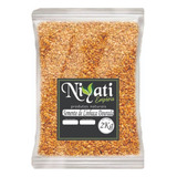 Semente De Linhaça Dourada Pura Pacote Com 2kg Niyati