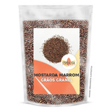 Semente De Mostarda Marrom Premium 1kg Mega Promoção