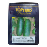 Sementes Pepino Caipira Híbrido Concord F1 Topseed 1 000 Mx