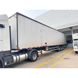 Semi Reboque Carreta Baú Furgão 3 Eixos 30 Paletes