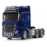 Semi-truck Tamiya 1/14 Rc Mercedes-benz Actros 3363 6x4 Blue