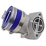 SEMOLTO Coletor De Admissão De Carburador Tubo De Bota Coletor De Admissão De Corrida De Alumínio Para GY6 150cc 250cc 152QMI 157QMJ 4 Tempos Scooter De Motor ATV Go Kart De Alto Desempenho 