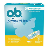 Sempre Livre O b Absorvente Interno Médio C 8 Un 