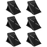 SENENQU Pacote Com 6 Calços De Roda De Aço Blocos De Calço De Roda De Metal Resistente Rolhas De Pneu Dobráveis Para Automotivo Carro SUV Trailer Trailer Caminhões E Campista