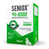 Seniox 1000mg 30 Cápsulas Suplemento Cão Gato Original Avert
