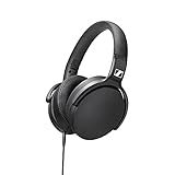 Sennheiser Fone De Ouvido HD 400S Fechado Atrás- Ao Redor Da Orelha- Com Controle Remoto Inteligente De Um Botão No Cabo Removível