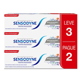 Sensodyne Branqueador Extra Fresh Dental Creme Kit 3 Unidades 270g