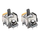 Sensor Analógico 3D Materiais ABS De Metal Premium Para Controlador De Jogo Durabilidade De Longo Prazo Desempenho Estável 2 Unidades Com Sensor De Efeito Hall Para