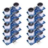 Sensor De Distância Ultrassônico Hc sr04 Arduino Kit 10 Pçs