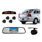 Sensor De Estacionamento Câmera De Re Retrovisor Corsa Sedan