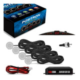 Sensor De Estacionamento Prata 4 Pontos 20mm Positron