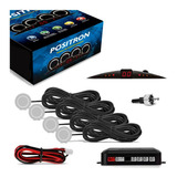 Sensor De Estacionamento Prata 4 Pontos 20mm Positron