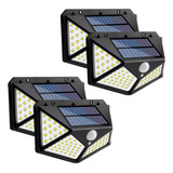 Sensor De Movimento De Lâmpada De Luz Solar Externa 400 Leds