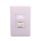Sensor De Movimento Tektron Com Interruptor SR-03 - Infravermelho Com Fotocélula- Bivolt Para Embutir