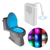 Sensor De Presenca Luz Vaso Sanitario Lightbowl Led 8 Cores