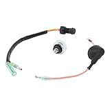 Sensor De Pressão De óleo Com Luz Indicadora Para 9 9 15 Motores Externos ABS E Alumínio Oy Com Ing