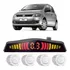 Sensor De Ré Estacionamento Branco  Vw Fox Gii 2014...