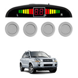 Sensor De Ré Estacionamento Prata Hyundai Tucson 2017 2018