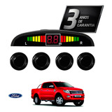 Sensor De Ré Estacionamento Preto Ford Ranger Basic 2015