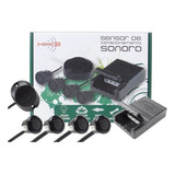 Sensor De Ré Estacionamento Sonoro Preto Kx3