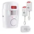 Sensor Detector Presença Interno Aviso Sonoro Infra S/ Fio