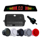 Sensor Estacionamento Ré 4 Sensores Display Cores Tech One