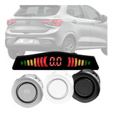 Sensor Estacionamento Re 4 Sensores Sinal Sonoro Display Led