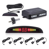 Sensor Estacionamento Re 4 Sensores Sinal Sonoro Display Led
