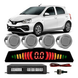 Sensor Estacionamento Ré Prata 22 Mm Toyota Etios Hatch