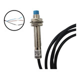 Sensor Indutivo Pnp 8mm De Proximidade Não Faceado