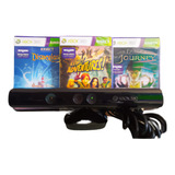 Sensor Kinect Xbox 360 Microsoft Original Com Jogo Grátis