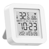 Sensor Temperatura Umidade Lcd Wifi Tuya Th06 Alexa Samrtlif