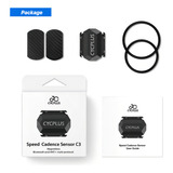 Sensor Velocidade Ou Cadência Bluetooth Cycplus Sensor C3 Preto
