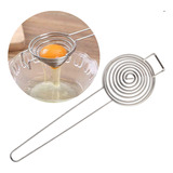 Separador De Clara Gema Ovos Metal Aço Inox Para Pães Bolos