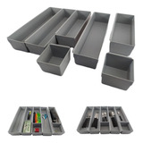 Separador Divisor Talheres Modular Organizador Gaveta Cozinh