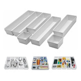 Separador Talheres Modular Organizador Gaveta Cozinha 7 Pts