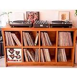 Serena Estantes Estante Para Discos De Vinil Cin-001 -Cinamomo- - Estante Organizadora - 648 Discos - Clássico - MDF Cinamomo 18mm
