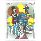 Série Completa Quadra Selo 2085 2088 Circo Brasileiro
