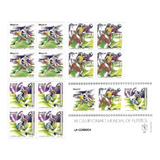Série Completa Selo 1245 47 Bloco 50 Copa Futebol Espanha