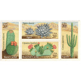 Série Completa Selo 1368 71 E Unidos Plantas Do Deserto Novo