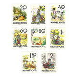 Série Completa Selo 1403 1410 Hungria 1960 Contos De Fadas