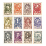 Série Completa Selo 860 91 Bélgica 1952 União Postal Nova