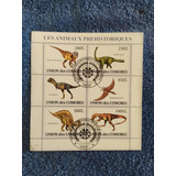 Série De Selos comores Animais Pré Históricos