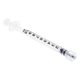 Seringa 1ml Luer Lock Com Agulha 25g 0 5mm X 25mm Com 50 Un