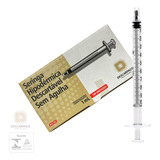 Seringa 1ml Sem Agulha Bico Slip Descartável Descarpack 100