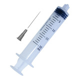 Seringa 20ml Bico Rosca Com Agulha 25x7 Livre De Latex 250un Capacidade Em Volume 20 Ml