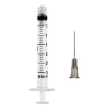 Seringa 3ml Bd Com Agulha Luer Lock bico Rosca Cx 100 Unid