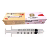 Seringa 3ml Bico Rosca Luer Lock Sem Agulha Cx C 100 Und