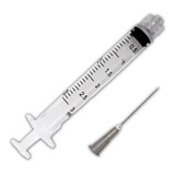 Seringa 3ml Luer Lock Agulha 25x7 Sr Kit Com 25 Unidad